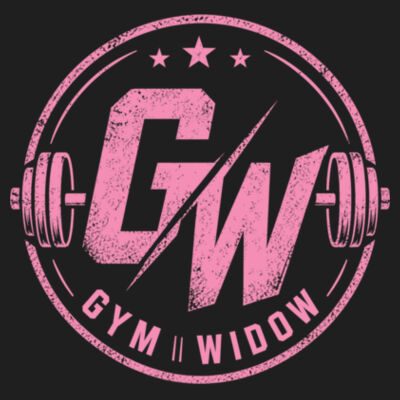 Gym Widow - Women's Crop Hooded Sweatshirt Design