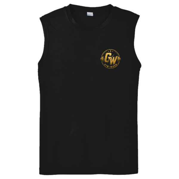 Gym Widow - Sleeveless PosiCharge ® Competitor Tee Thumbnail