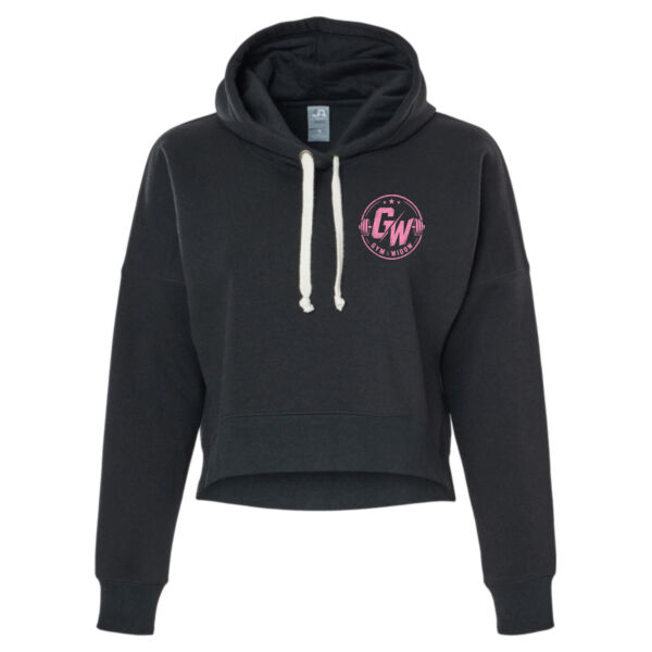 Gym Widow - Women's Crop Hooded Sweatshirt Thumbnail