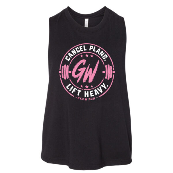 Gym Widow - Women's Racerback Crop Tank Thumbnail
