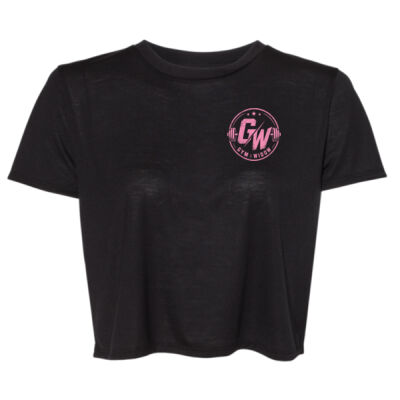 Gym Widow - Women’s Flowy Crop Tee Thumbnail