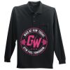 Long Sleeve Silk Touch Polo with Pocket Thumbnail